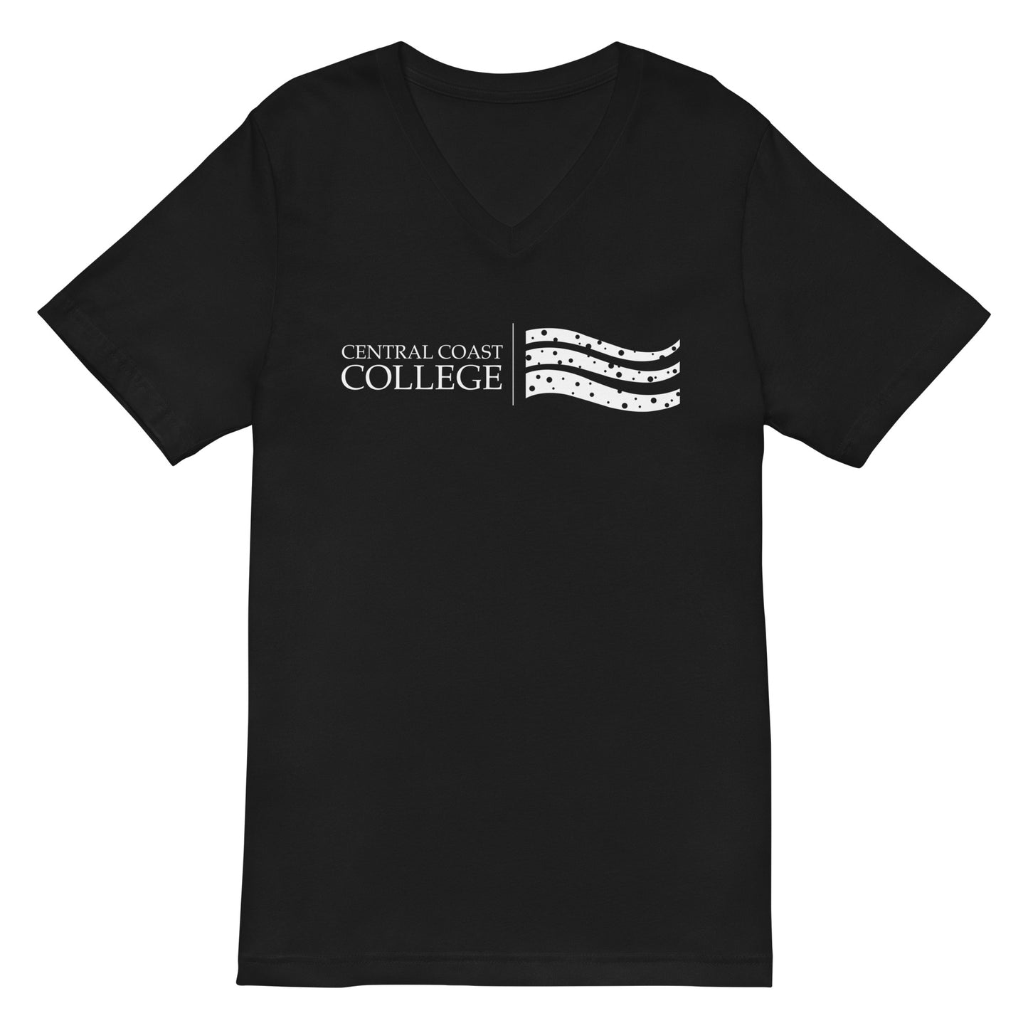 Camiseta con cuello en V y logotipo CCC para mujer