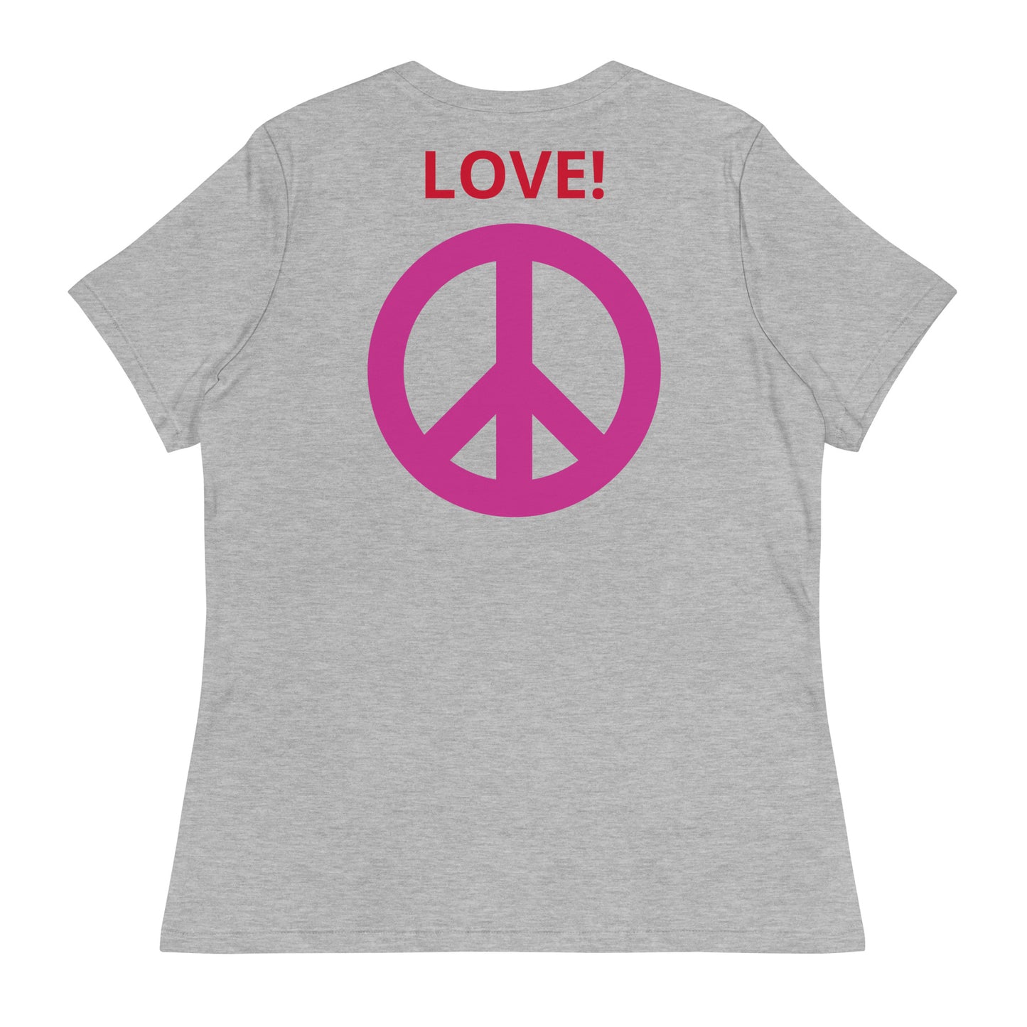 Camiseta BFF & Peace - Camiseta relajada para mujer - ELLACO