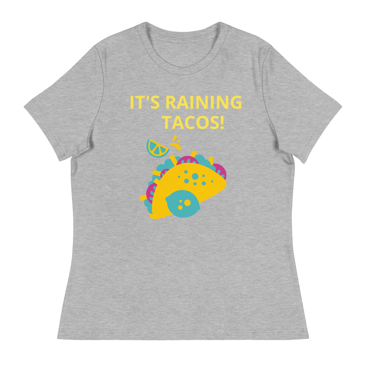 ¡Está lloviendo tacos! - Camiseta relajada para mujer - ELLACO