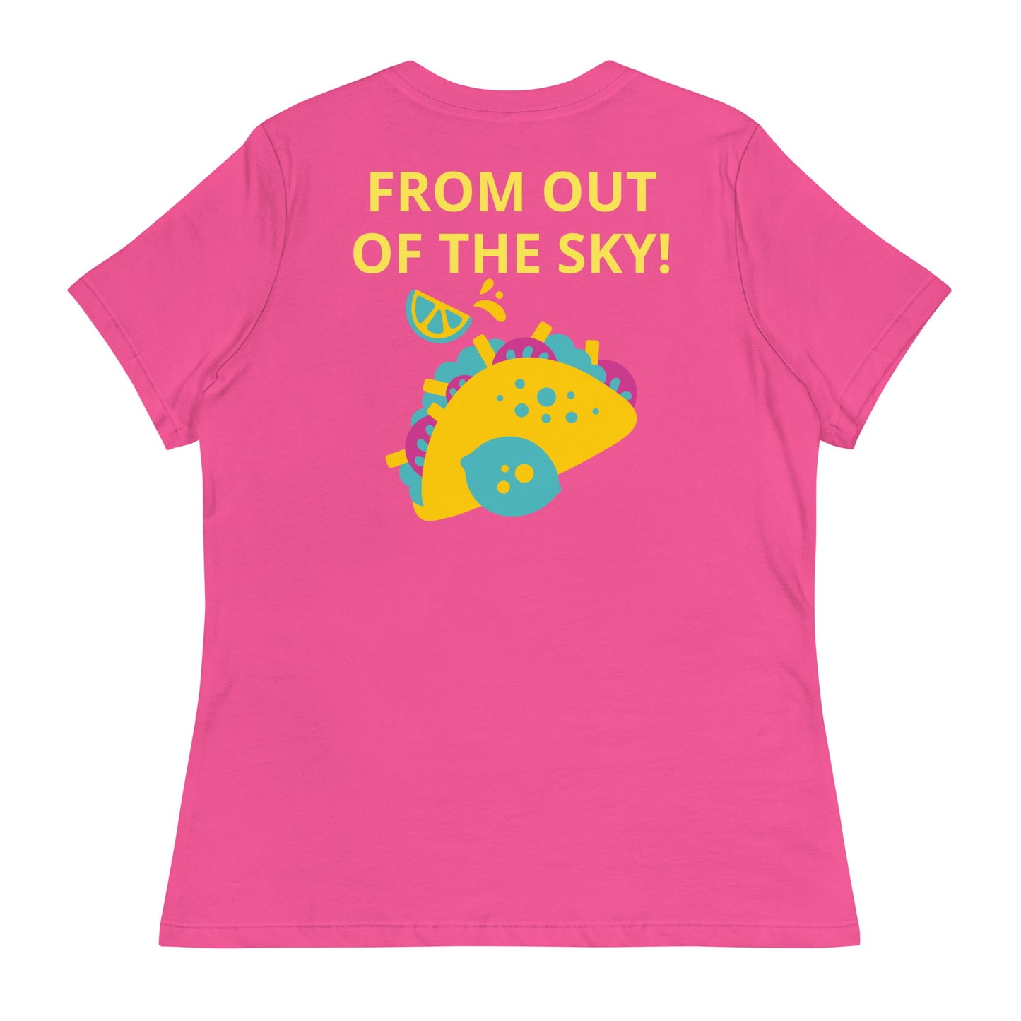 ¡Está lloviendo tacos! - Camiseta relajada para mujer - ELLACO