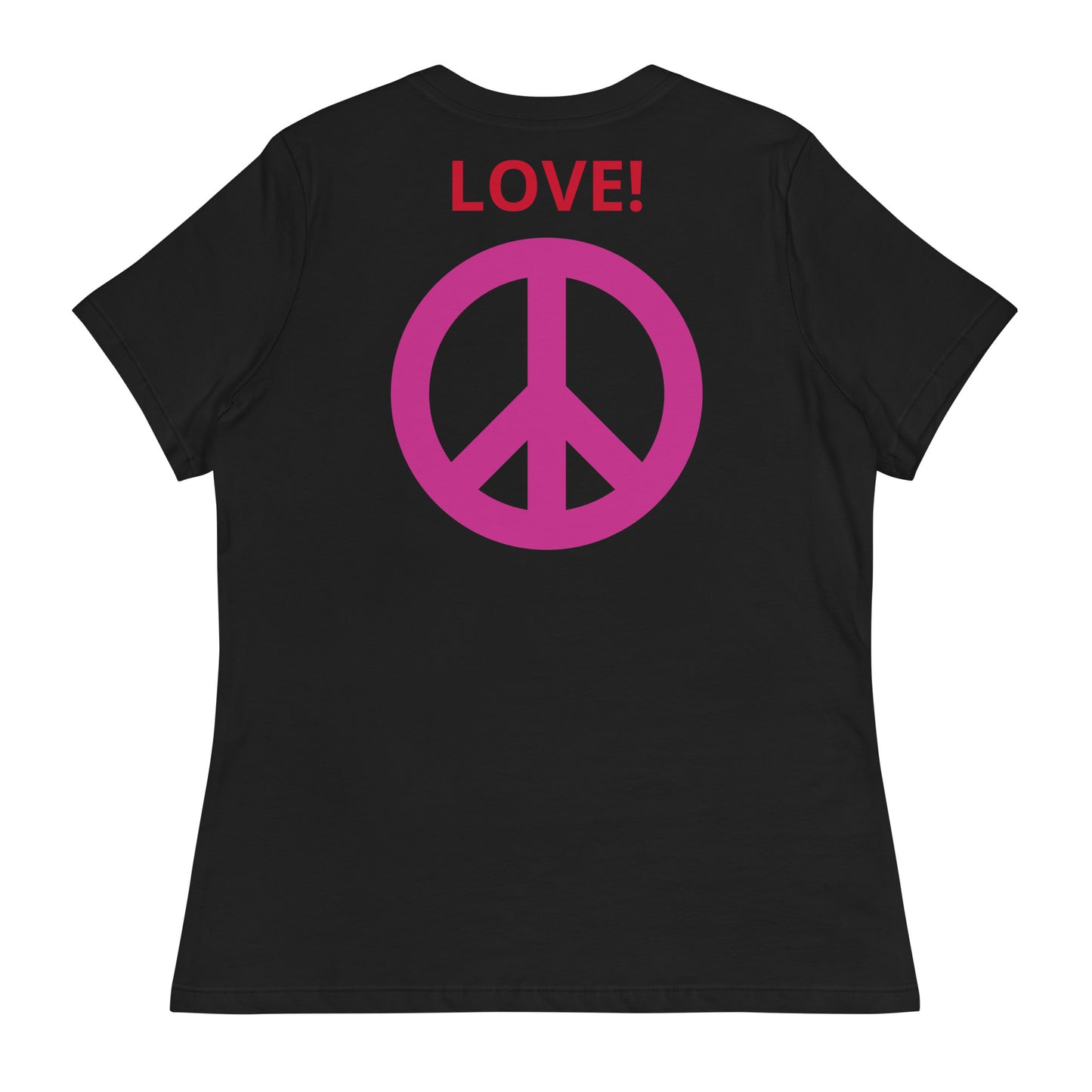Camiseta BFF & Peace - Camiseta relajada para mujer - ELLACO