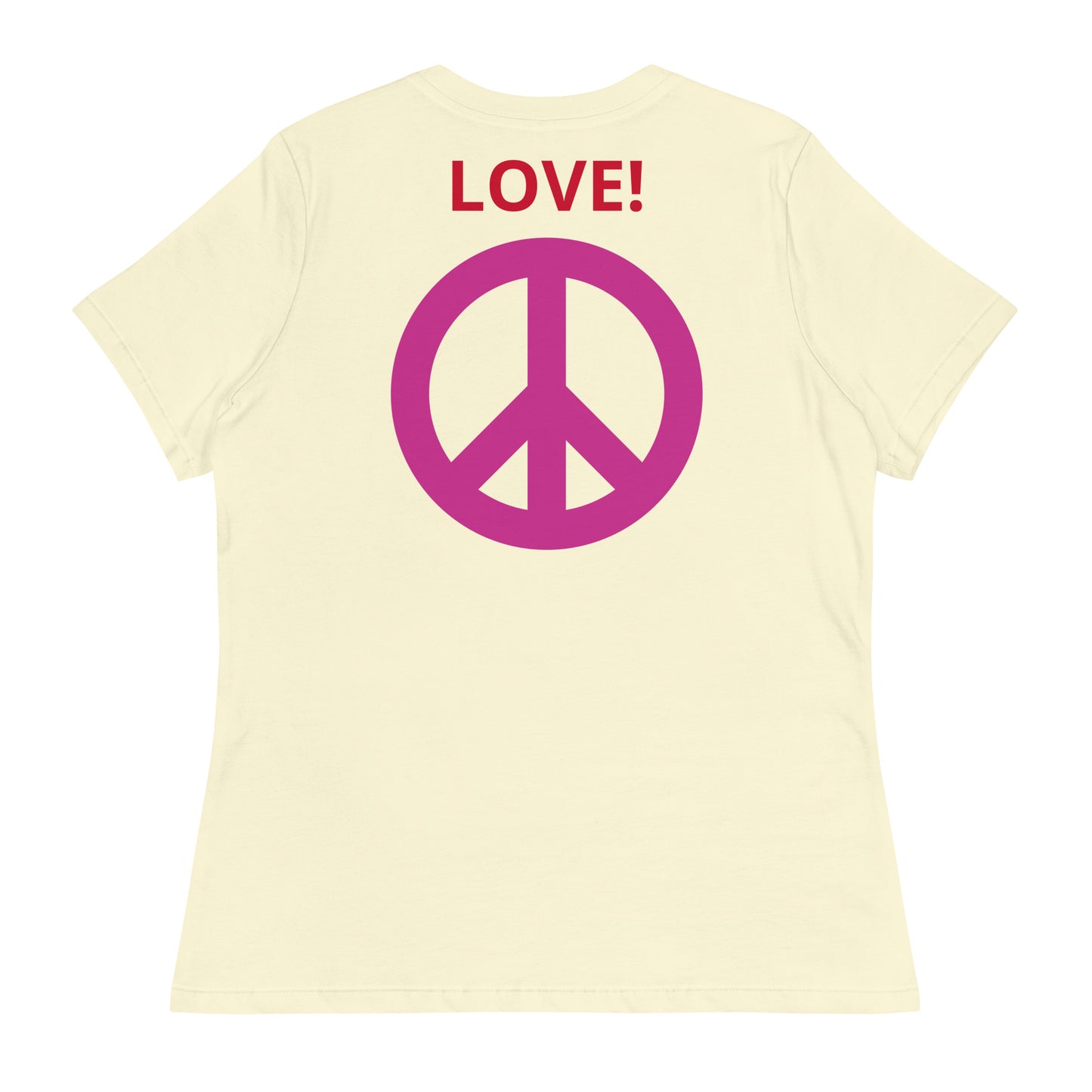Camiseta BFF & Peace - Camiseta relajada para mujer - ELLACO