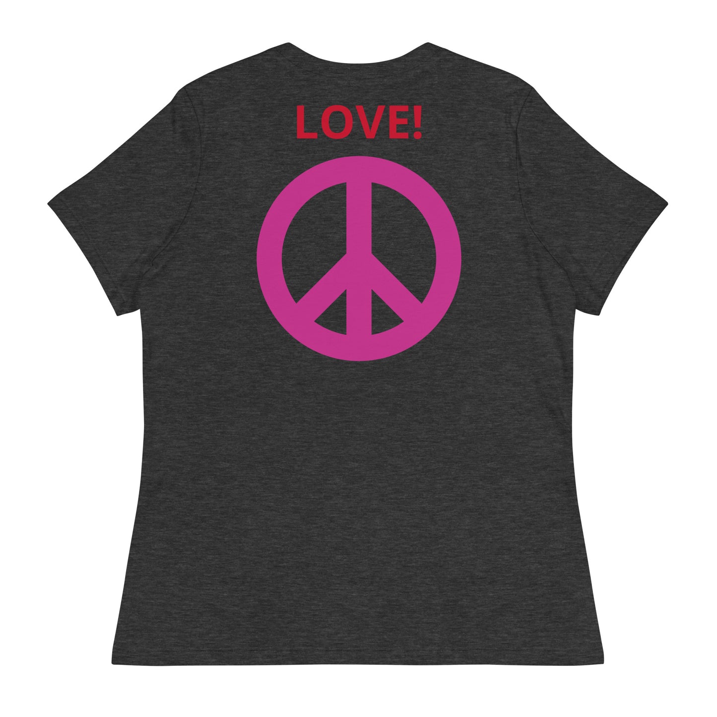 Camiseta BFF & Peace - Camiseta relajada para mujer - ELLACO