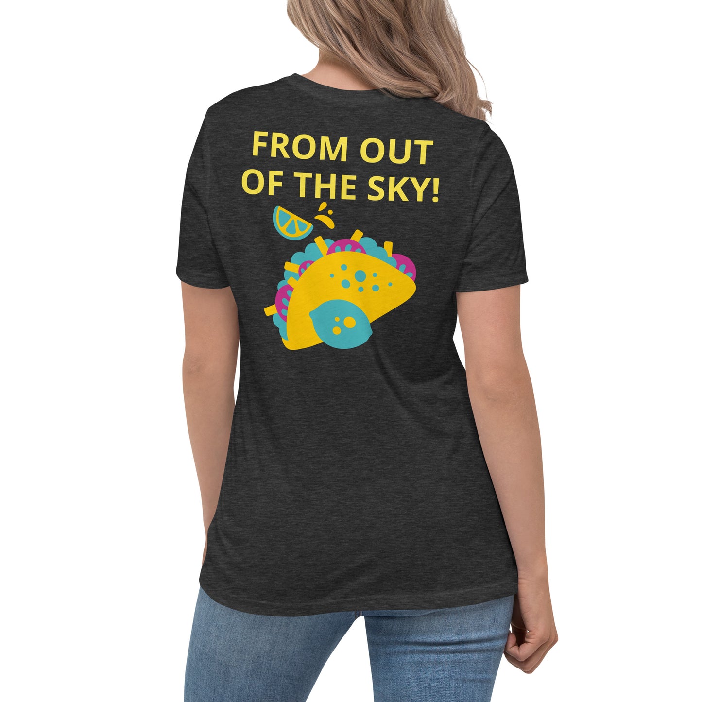 ¡Está lloviendo tacos! - Camiseta relajada para mujer - ELLACO