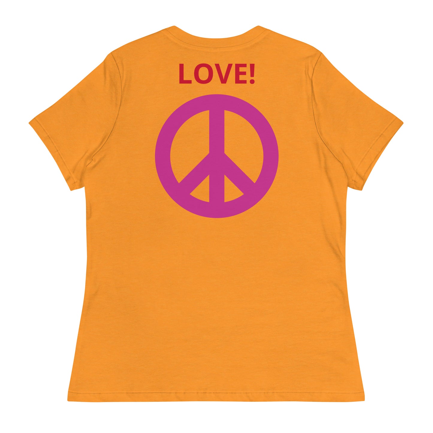 Camiseta BFF & Peace - Camiseta relajada para mujer - ELLACO