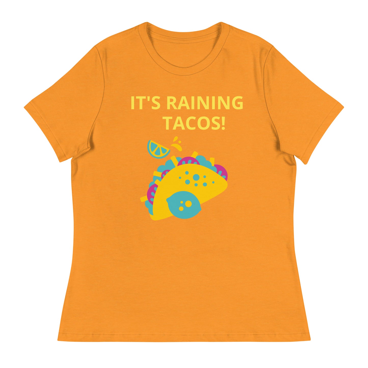 ¡Está lloviendo tacos! - Camiseta relajada para mujer - ELLACO