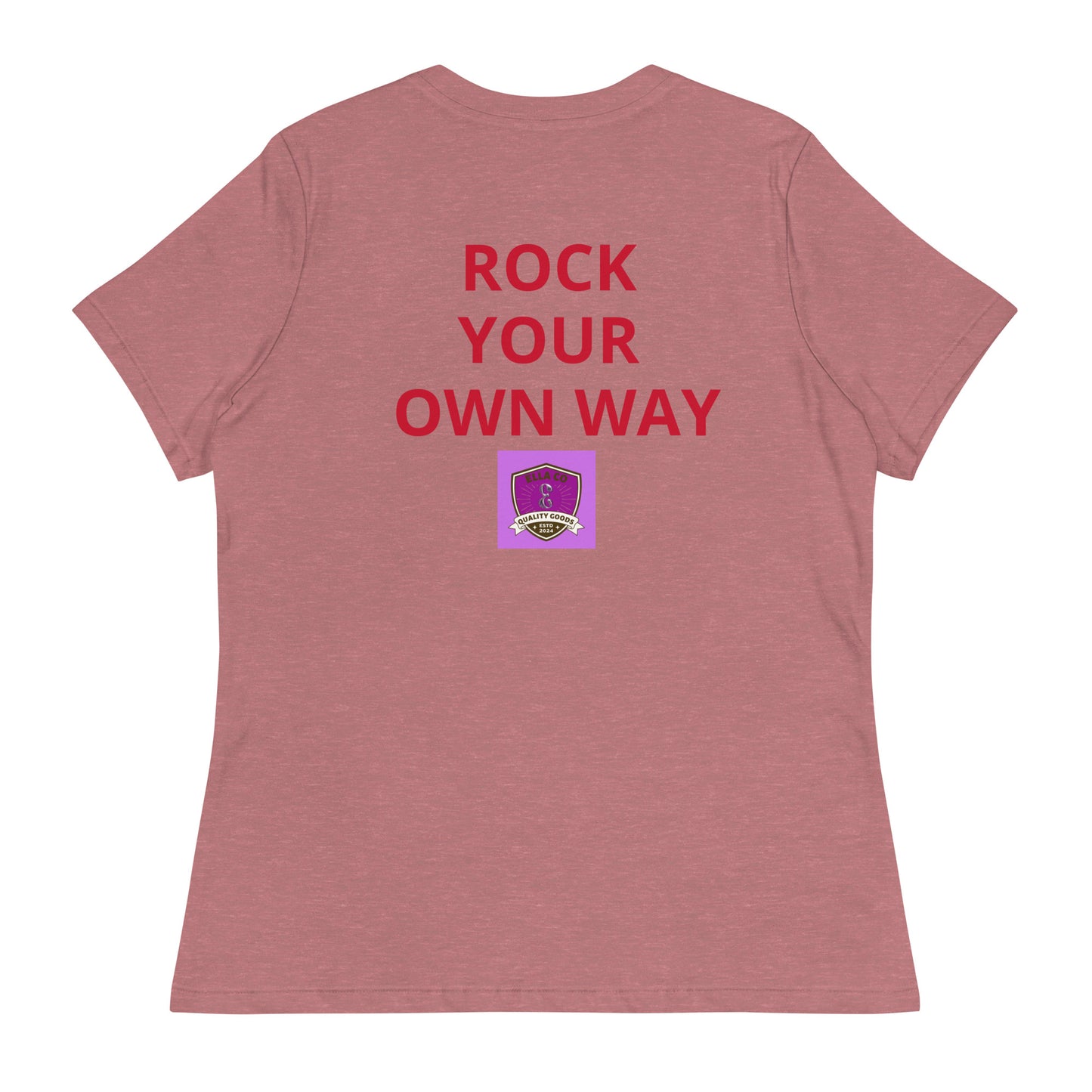 Camiseta Rock On para mujer - Bella+Canvas - ELLACO