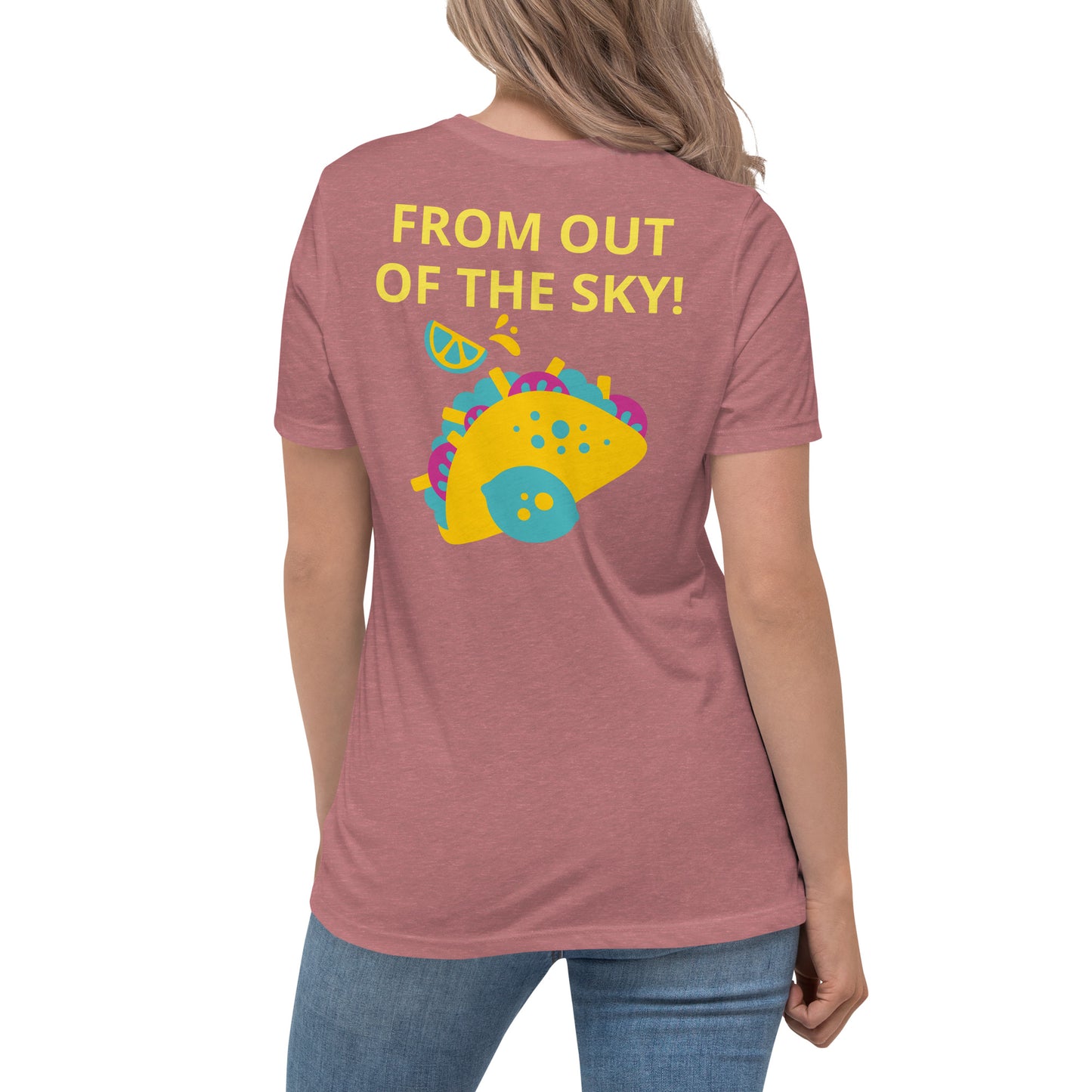 ¡Está lloviendo tacos! - Camiseta relajada para mujer - ELLACO