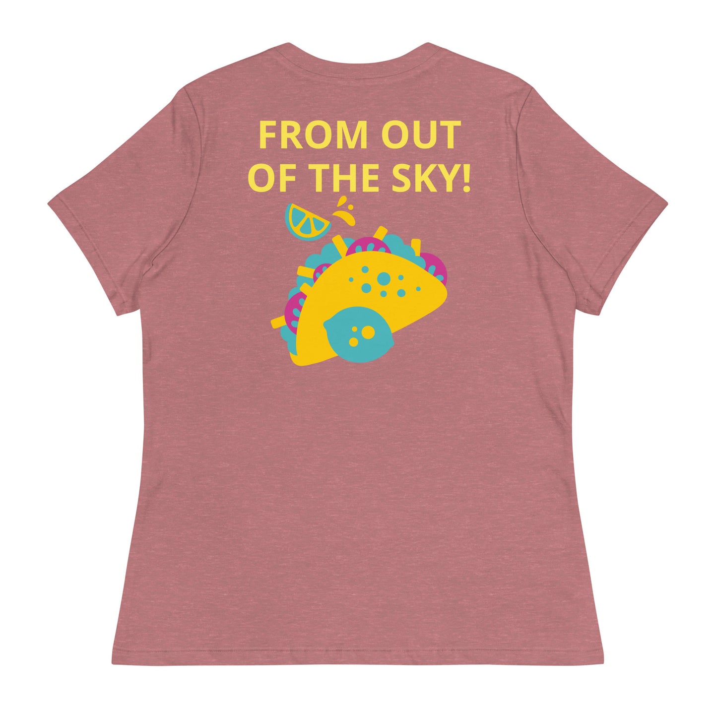 ¡Está lloviendo tacos! - Camiseta relajada para mujer - ELLACO