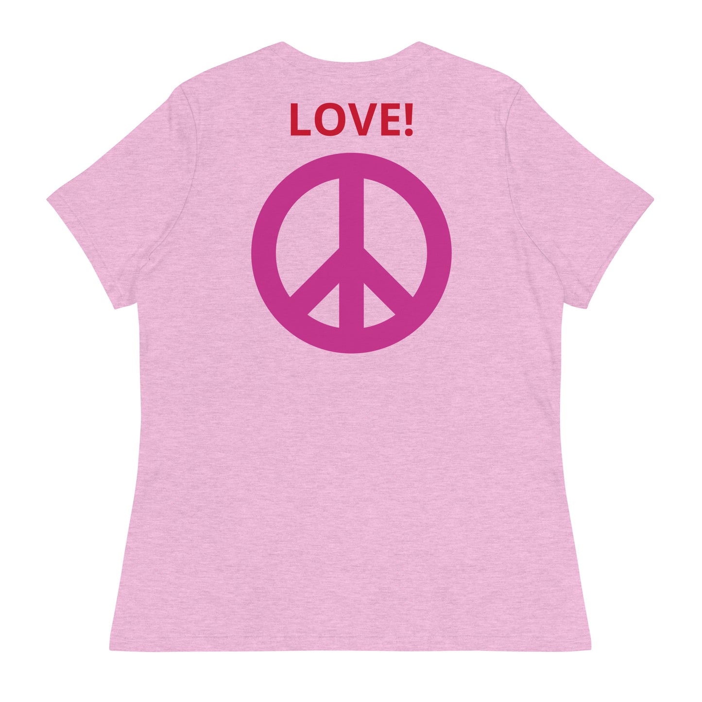 Camiseta BFF & Peace - Camiseta relajada para mujer - ELLACO