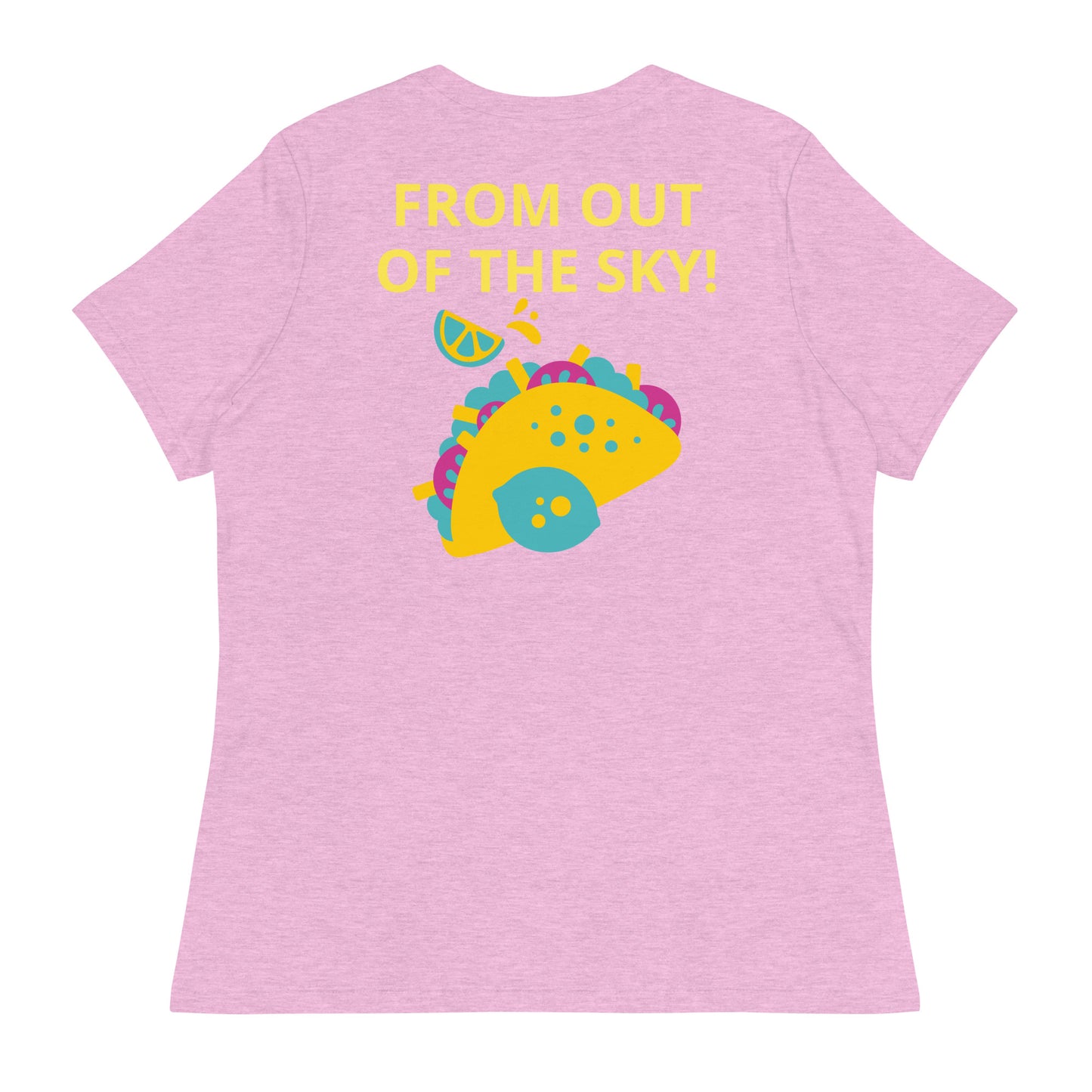 ¡Está lloviendo tacos! - Camiseta relajada para mujer - ELLACO