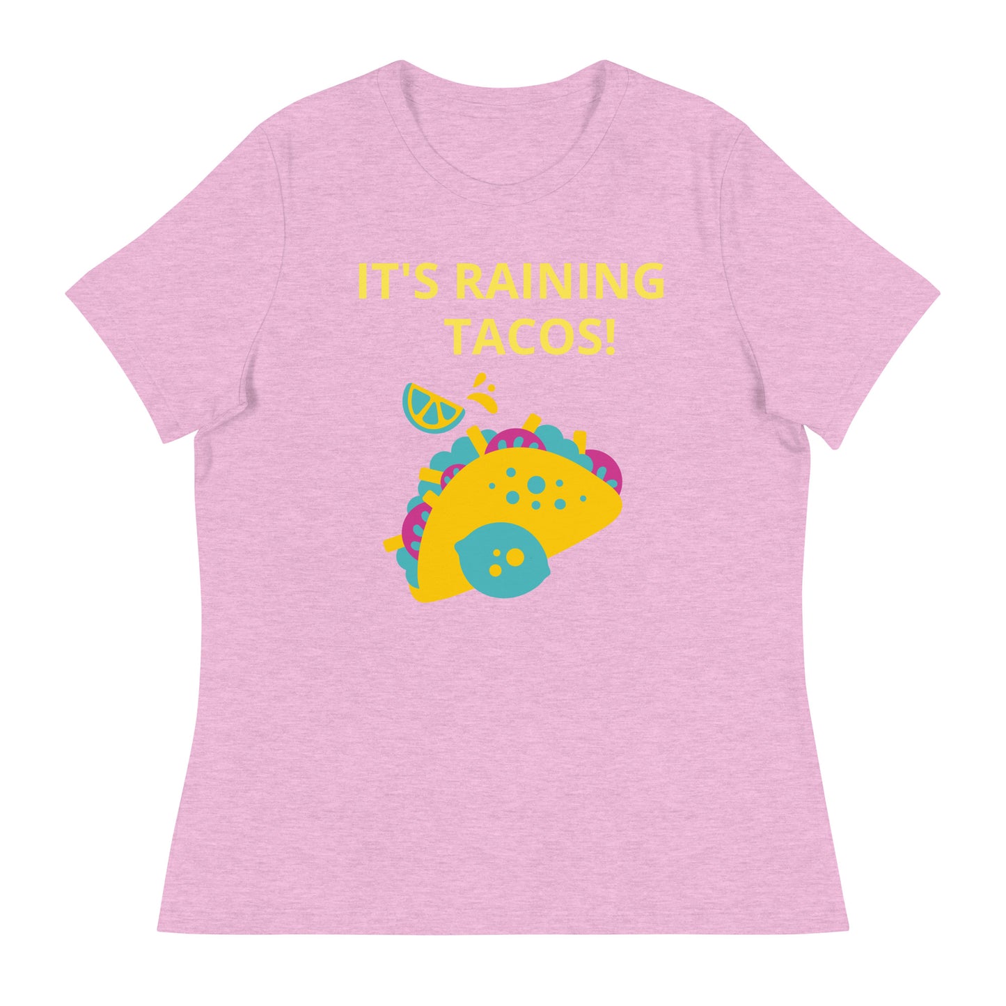 ¡Está lloviendo tacos! - Camiseta relajada para mujer - ELLACO