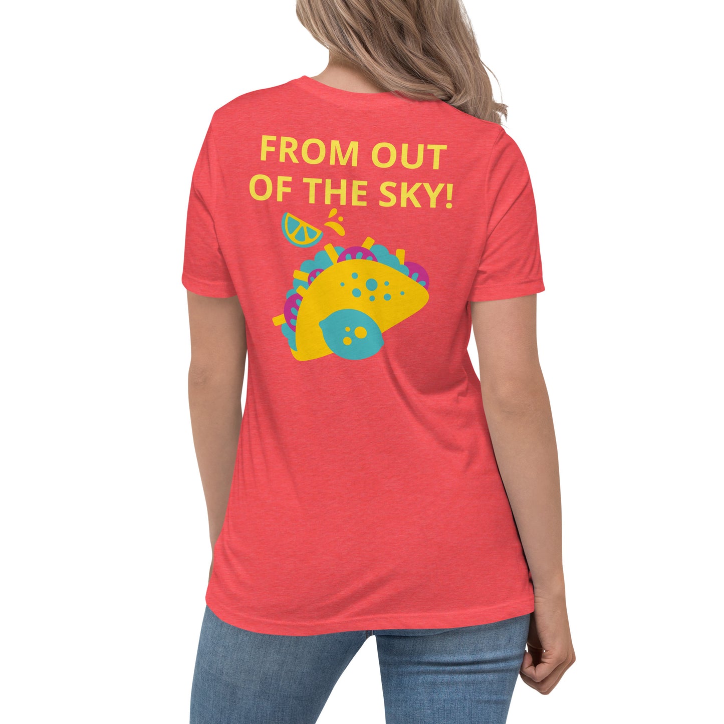 ¡Está lloviendo tacos! - Camiseta relajada para mujer - ELLACO