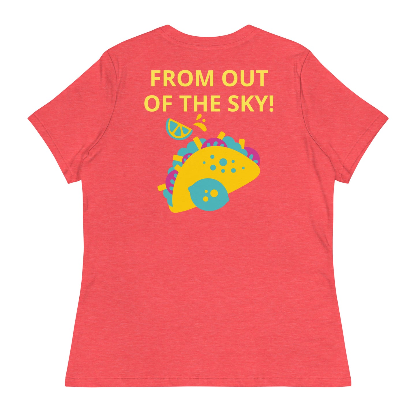 ¡Está lloviendo tacos! - Camiseta relajada para mujer - ELLACO