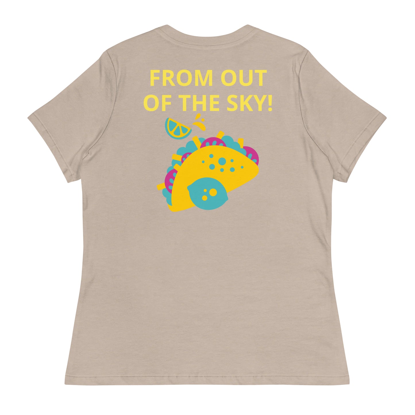 ¡Está lloviendo tacos! - Camiseta relajada para mujer - ELLACO