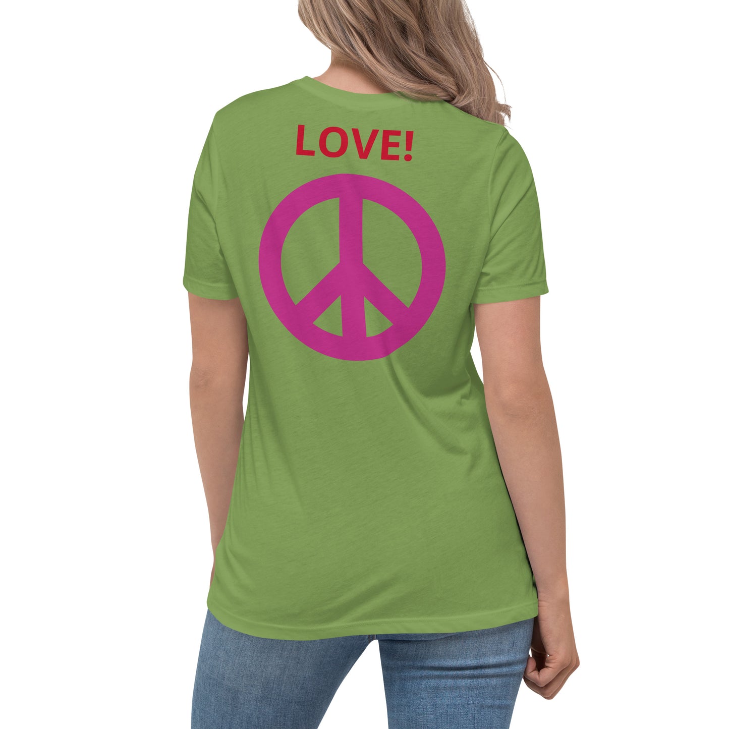 Camiseta BFF & Peace - Camiseta relajada para mujer - ELLACO