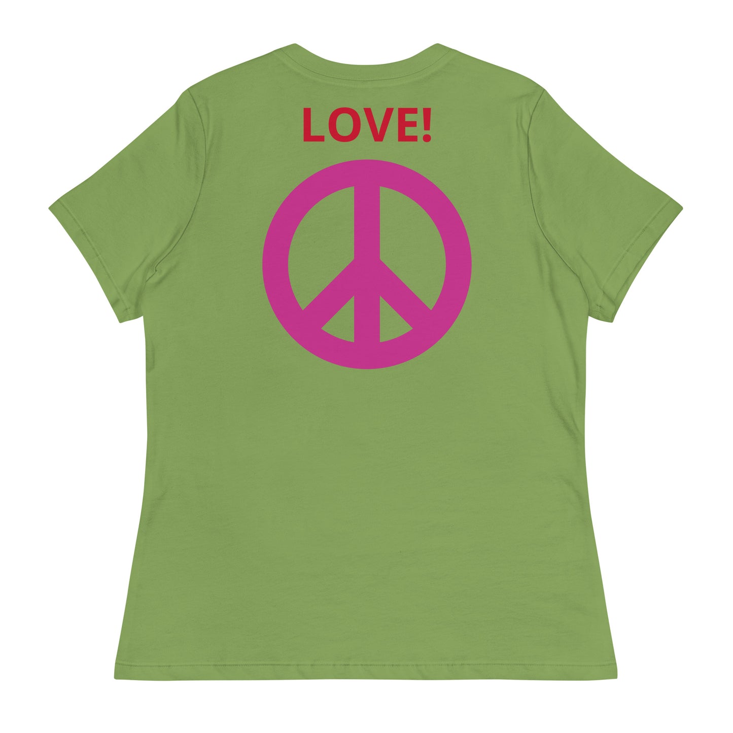 Camiseta BFF & Peace - Camiseta relajada para mujer - ELLACO