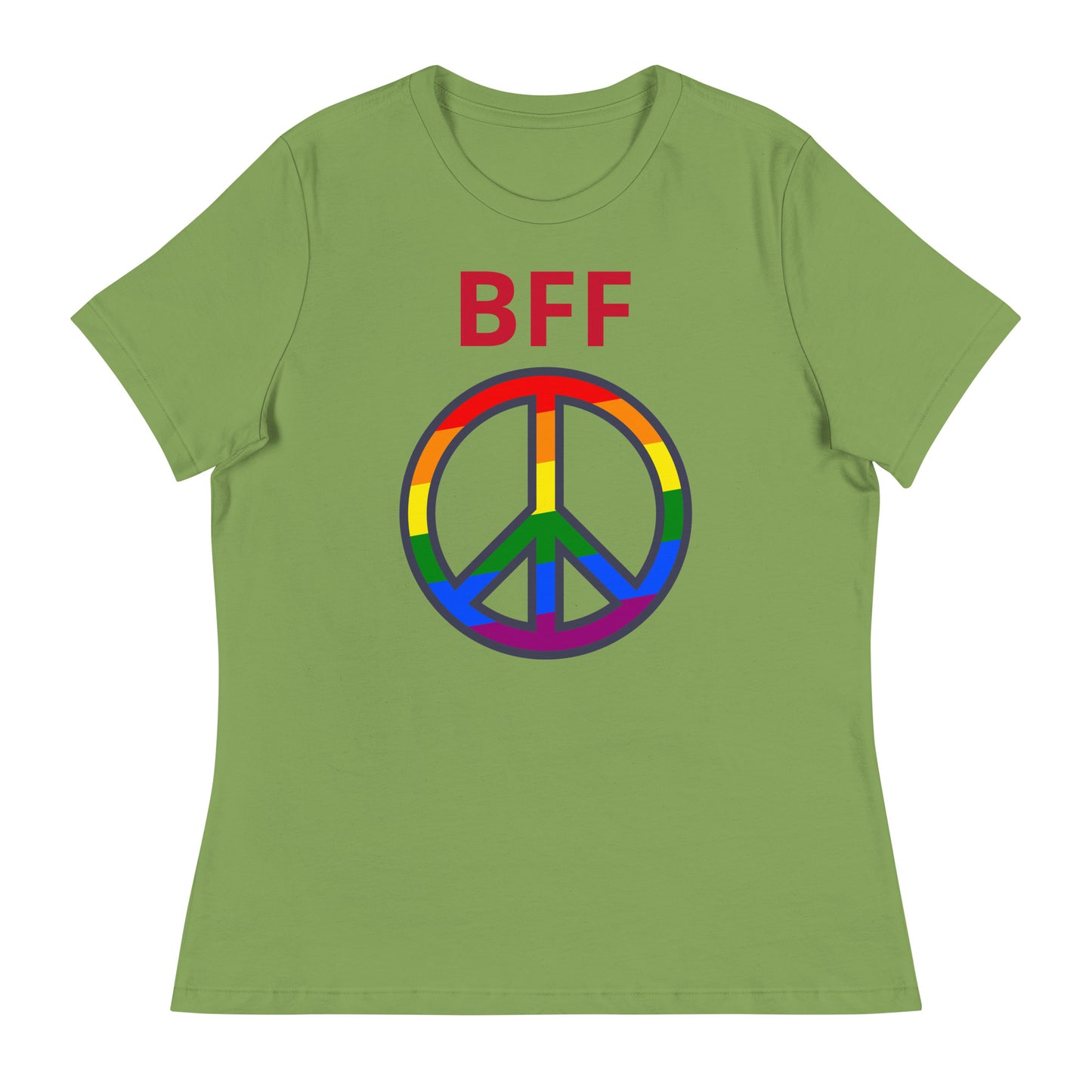 Camiseta BFF & Peace - Camiseta relajada para mujer - ELLACO