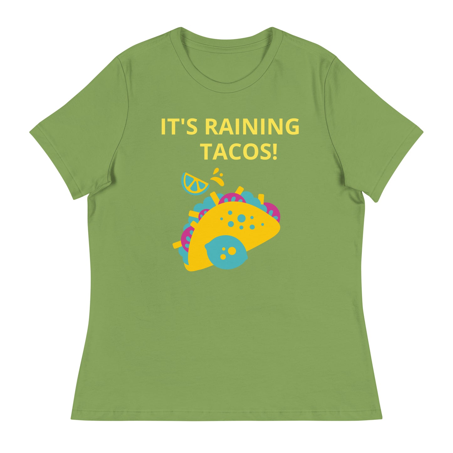 ¡Está lloviendo tacos! - Camiseta relajada para mujer - ELLACO