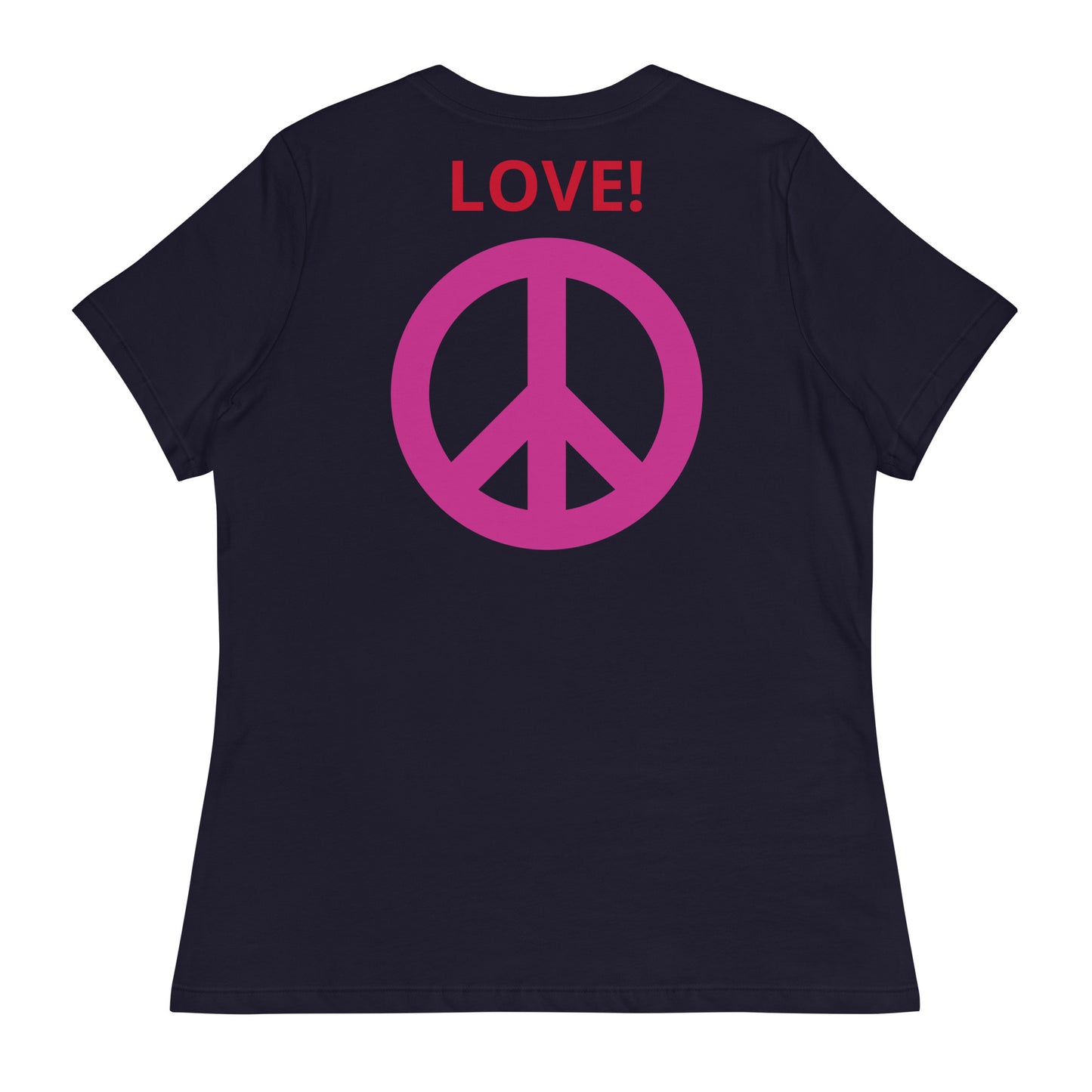 Camiseta BFF & Peace - Camiseta relajada para mujer - ELLACO