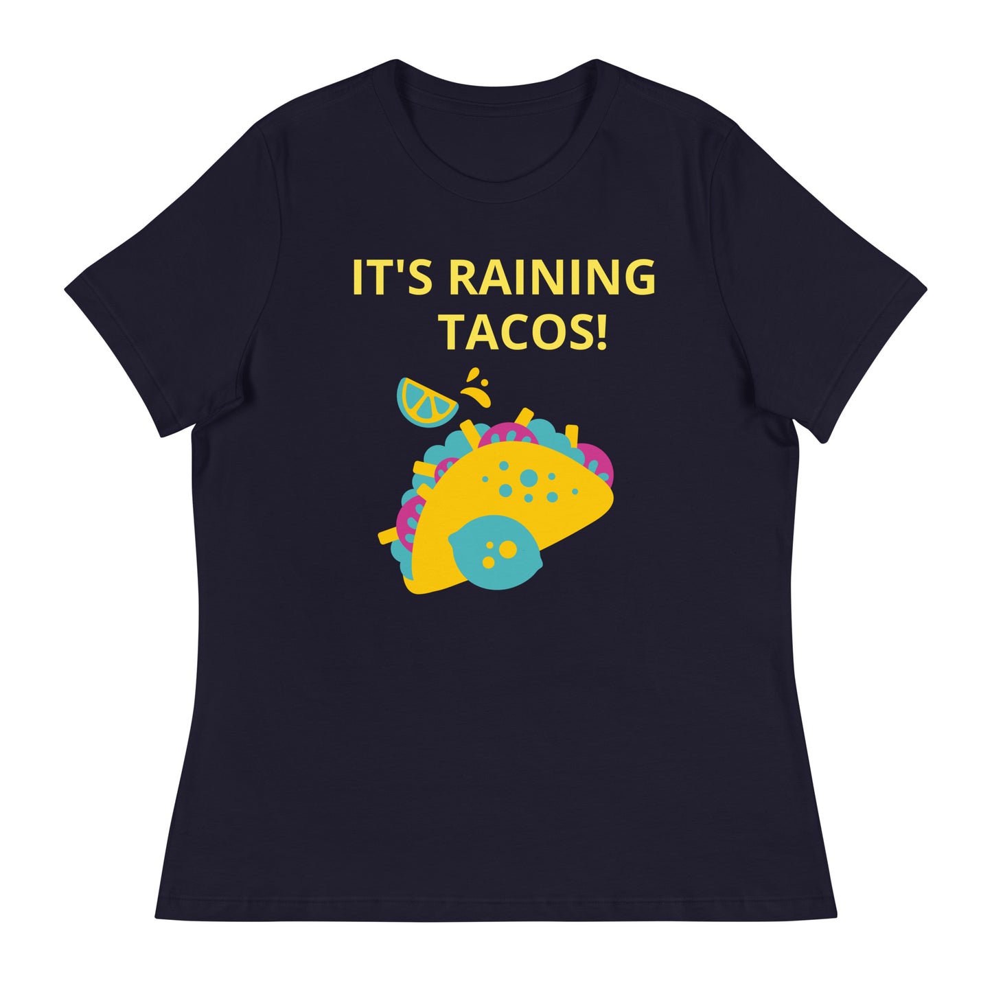 ¡Está lloviendo tacos! - Camiseta relajada para mujer - ELLACO