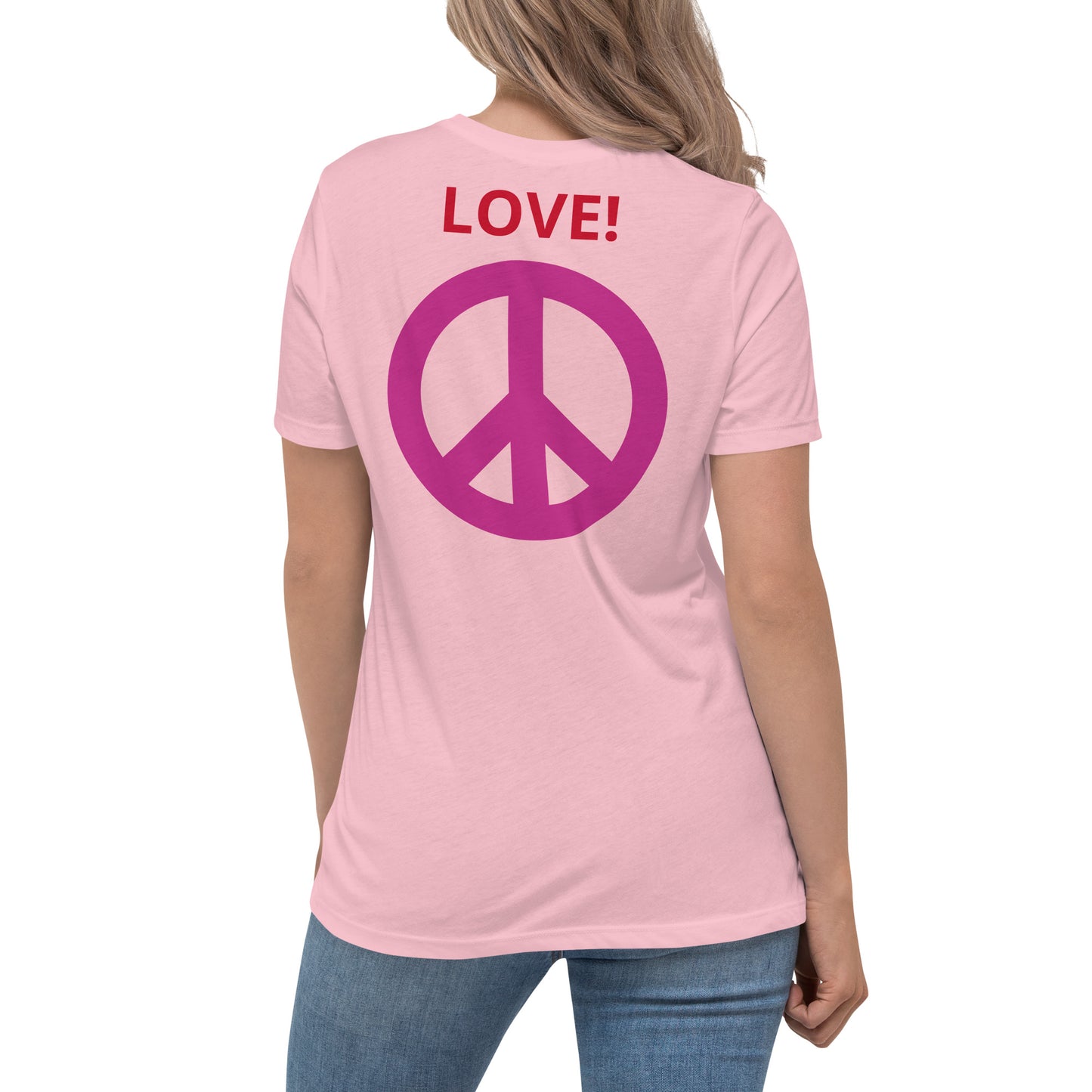 Camiseta BFF & Peace - Camiseta relajada para mujer - ELLACO