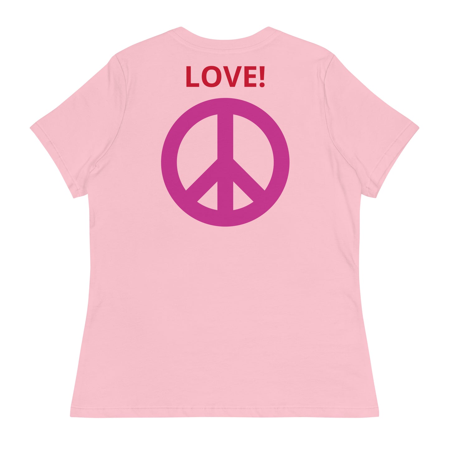 Camiseta BFF & Peace - Camiseta relajada para mujer - ELLACO