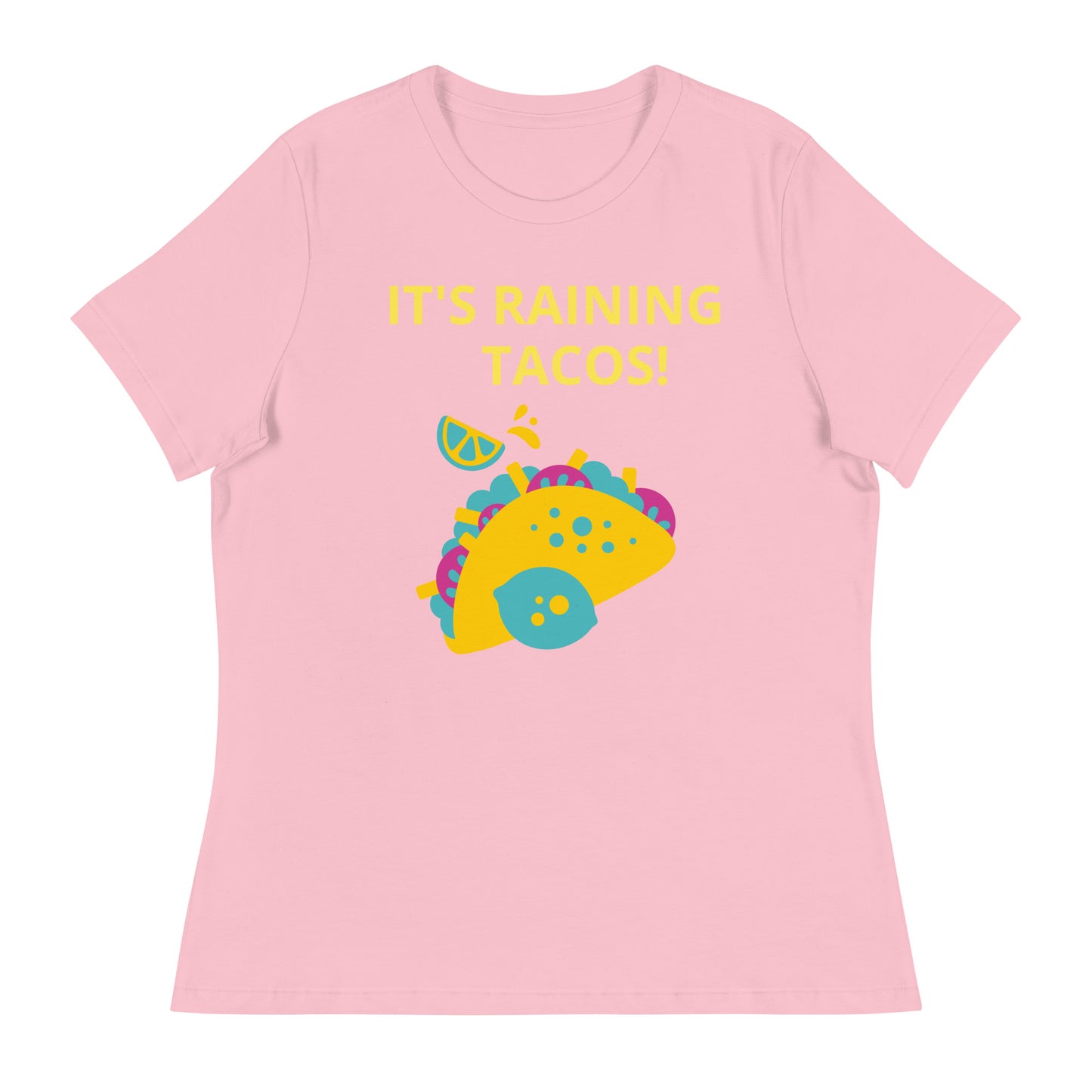 ¡Está lloviendo tacos! - Camiseta relajada para mujer - ELLACO