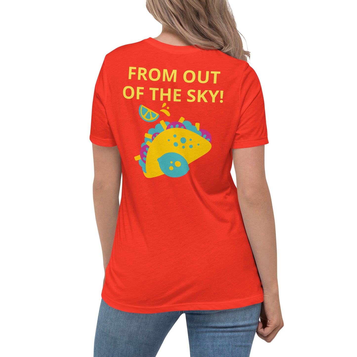 ¡Está lloviendo tacos! - Camiseta relajada para mujer - ELLACO