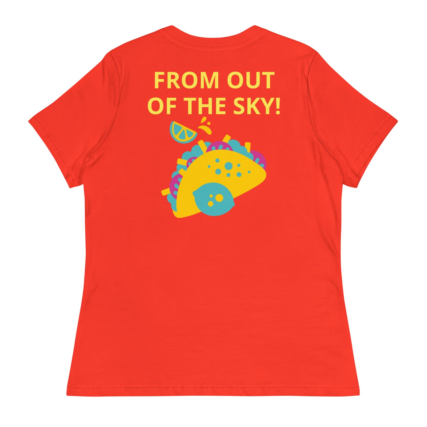 ¡Está lloviendo tacos! - Camiseta relajada para mujer - ELLACO
