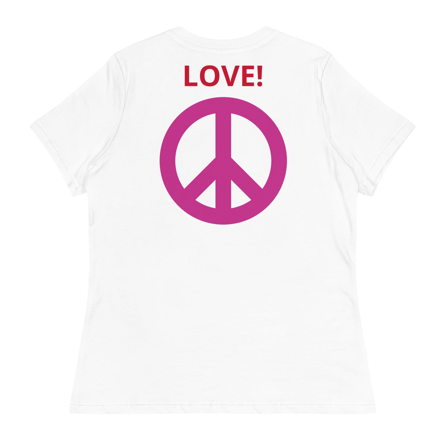 Camiseta BFF & Peace - Camiseta relajada para mujer - ELLACO