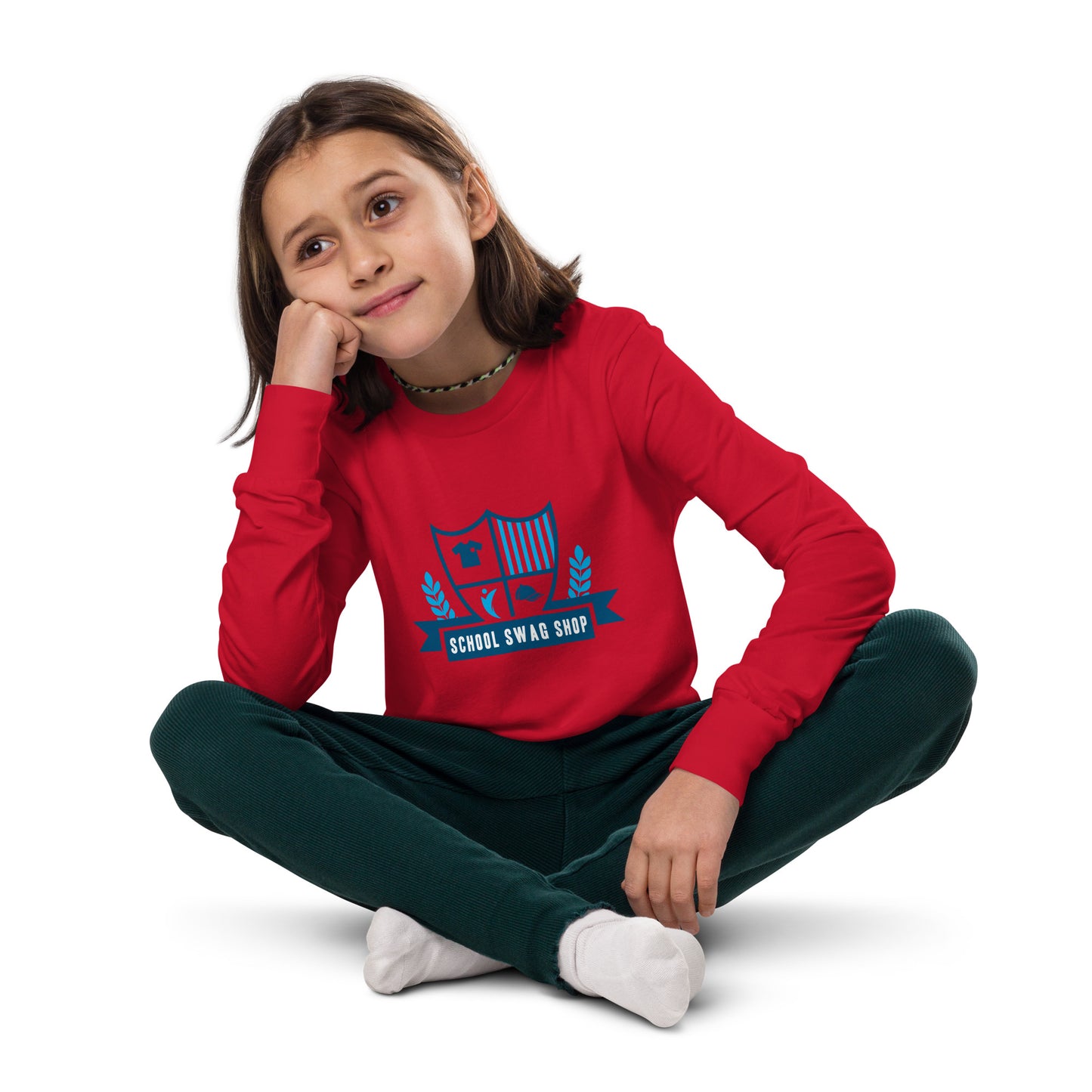 Youth long sleeve tee - Bella+Canvas - School Swag Shop