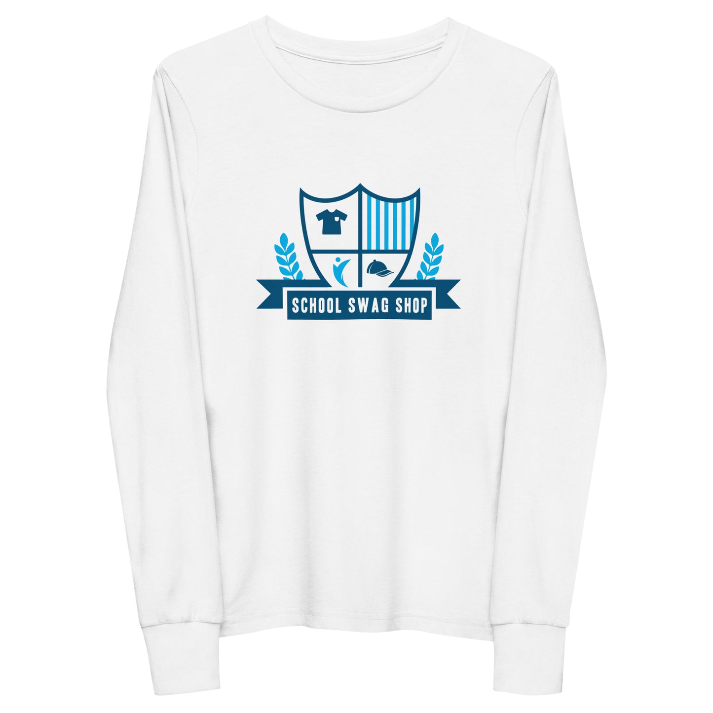 Youth long sleeve tee - Bella+Canvas - School Swag Shop