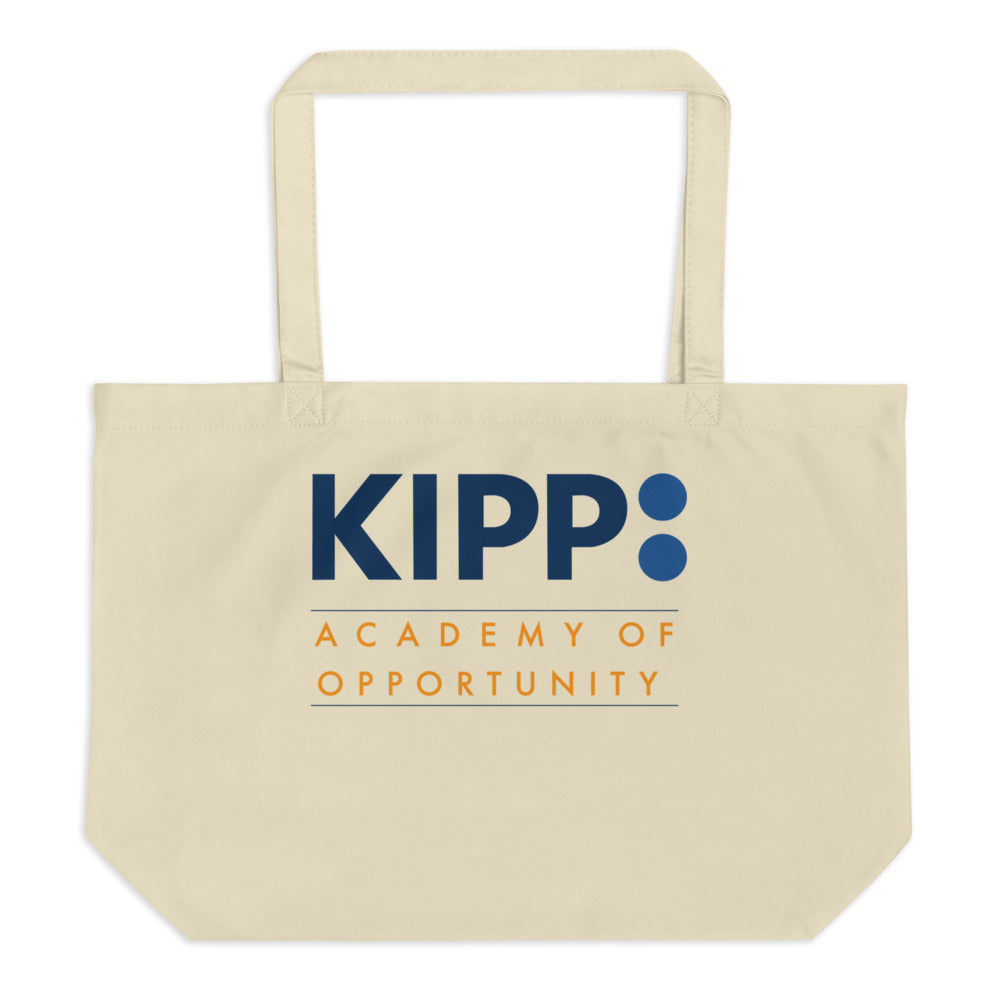 Bolsa de tela orgánica grande - KIPP Academy of Opportunity (KAO)