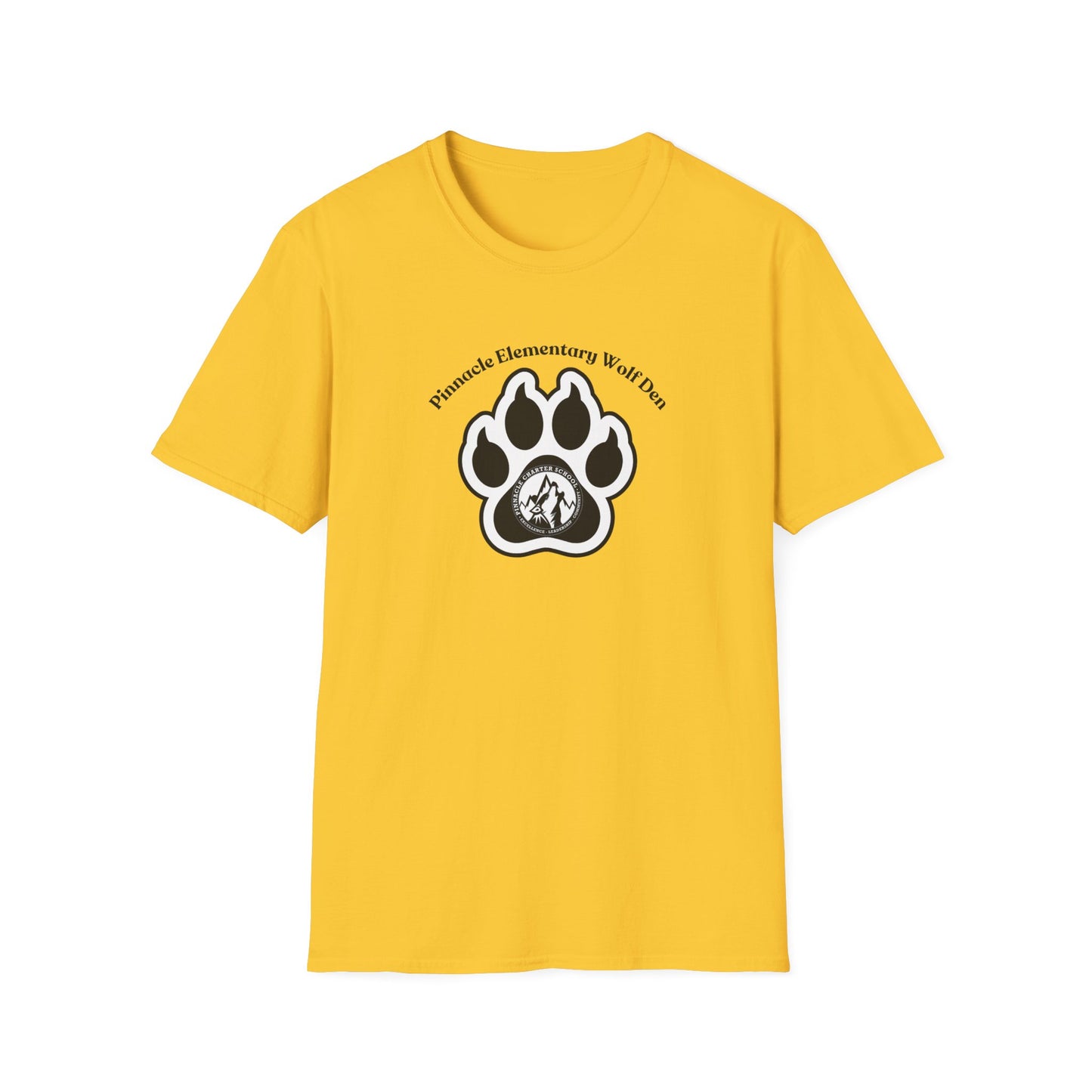 Adult Wolf Den Cotton Tee - Elementary Grades - Pinnacle