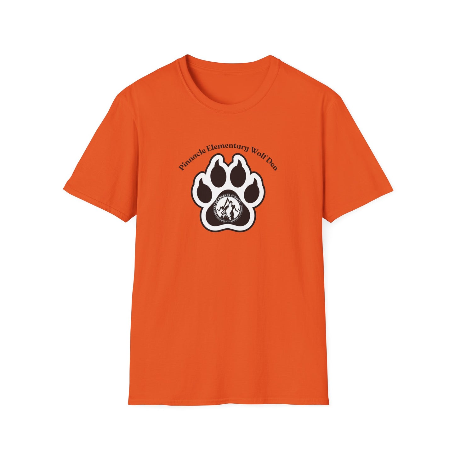 Adult Wolf Den Cotton Tee - Elementary Grades - Pinnacle