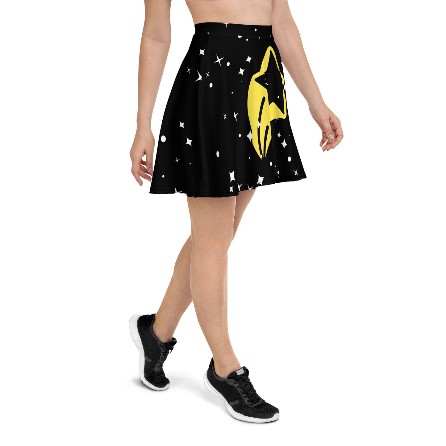 Starry Night Skirt - Skater Skirt - ELLACO