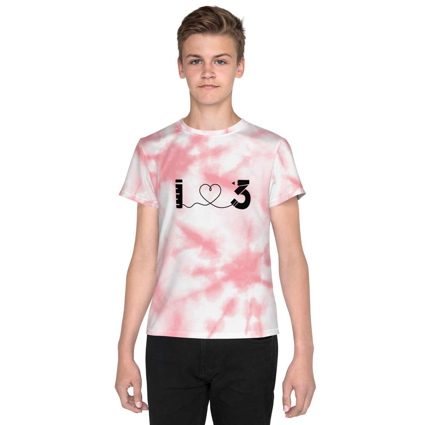 Camiseta de manga corta para jóvenes - LAUSD - ThirdStreetES - TDP-HeartString