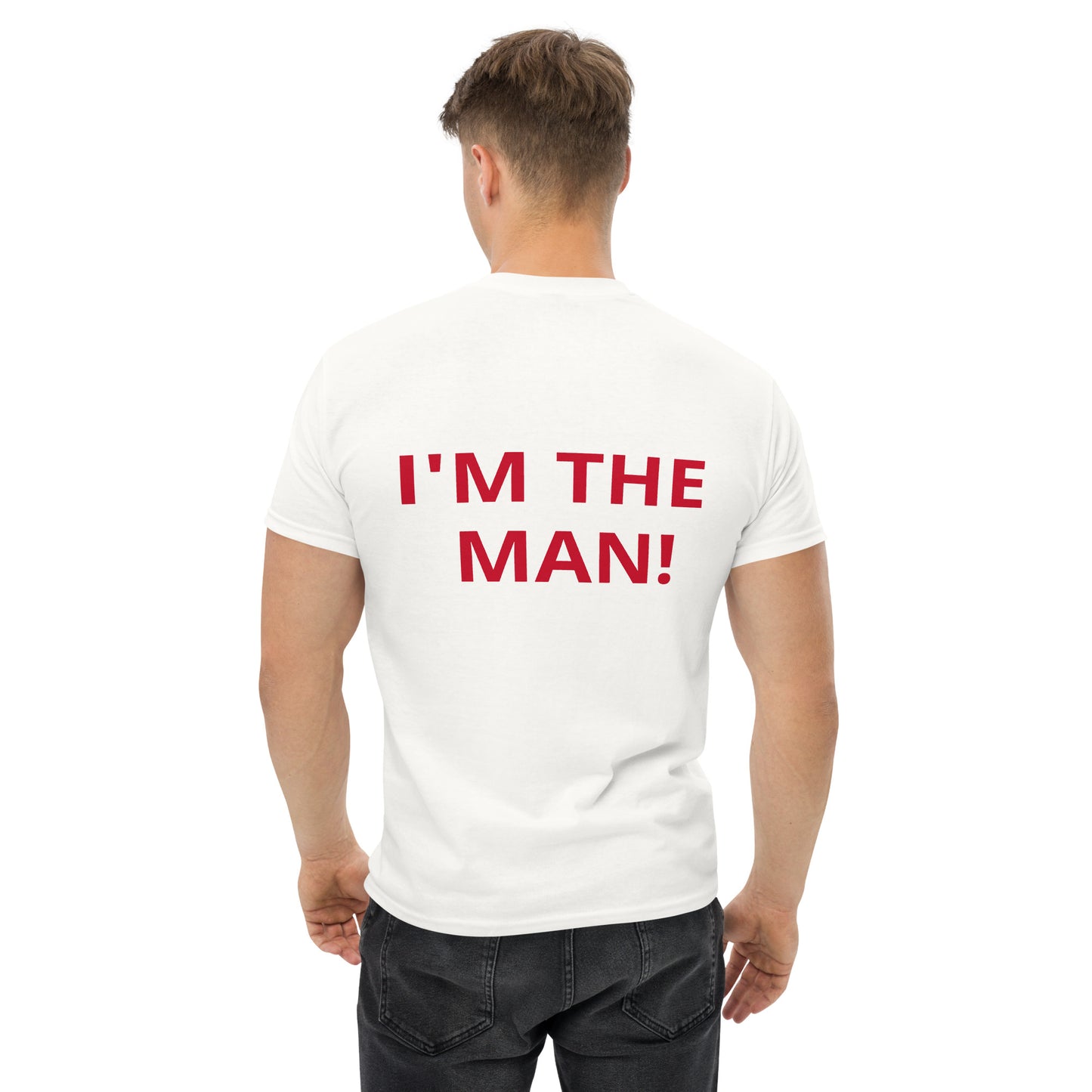 WHO'S THE THE MAN! - Men's classic tee - ELLACO