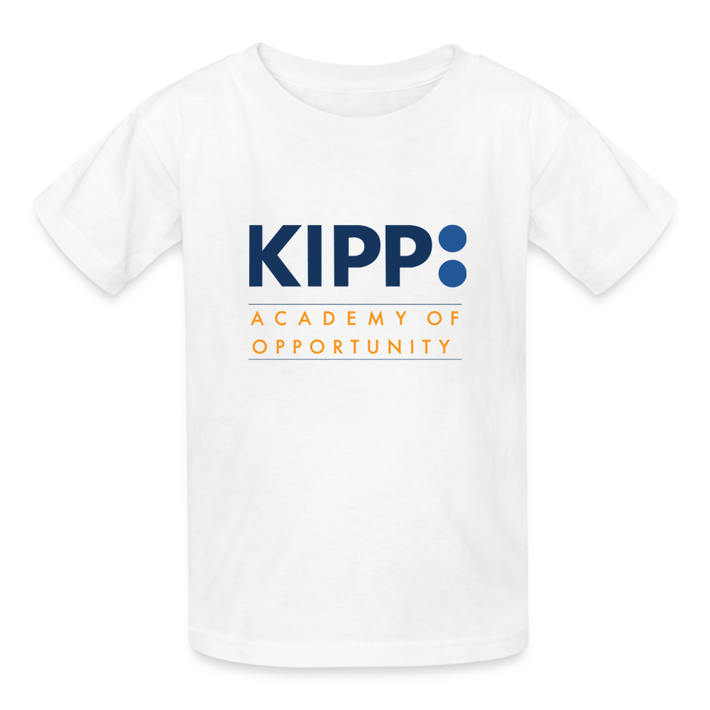 Youth Tagless T-shirt - Hanes - KIPP Academy of Opportunity (KAO) - white