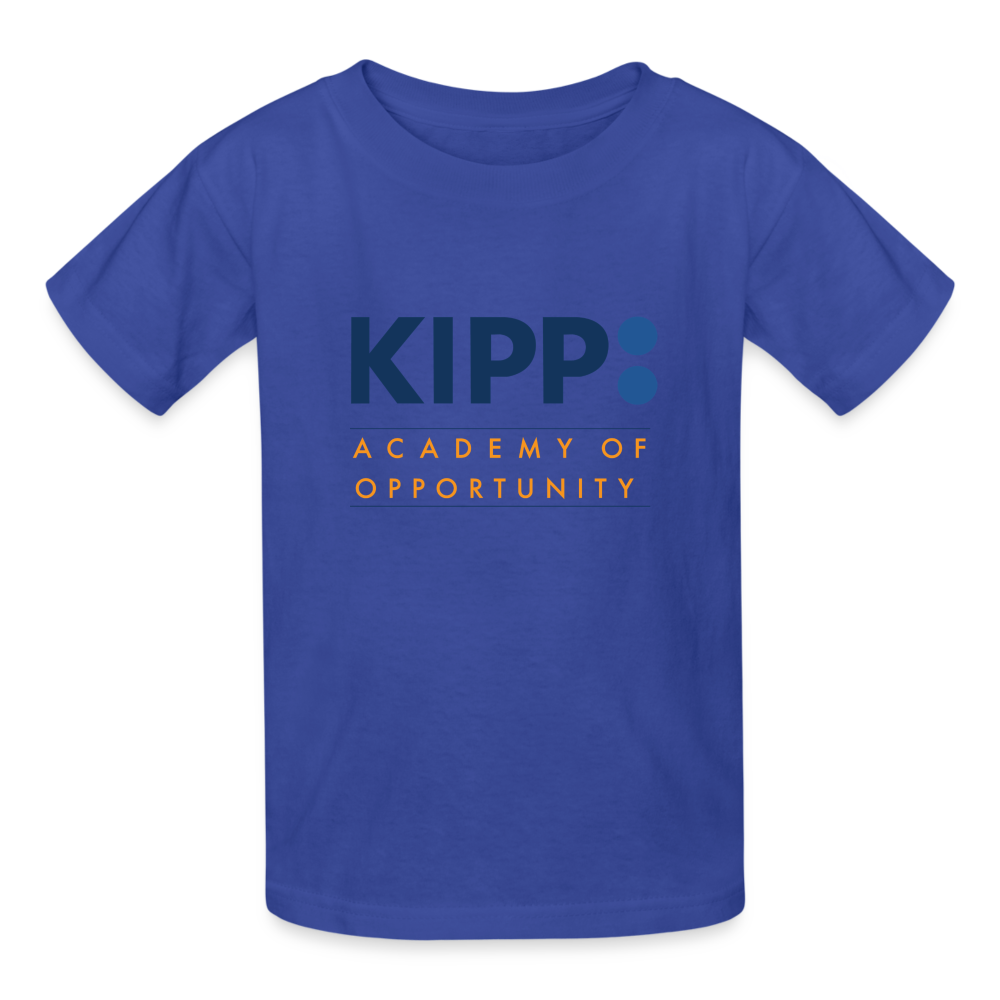 Youth Tagless T-shirt - Hanes - KIPP Academy of Opportunity (KAO) - royal blue