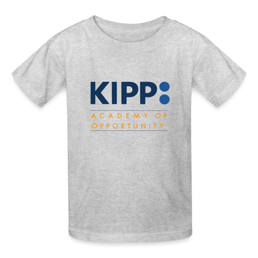 Youth Tagless T-shirt - Hanes - KIPP Academy of Opportunity (KAO) - heather gray