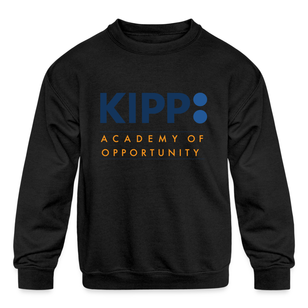 Youth Crewneck Sweatshirt - Gildan - KIPP Academy of Opportunity (KAO) - black