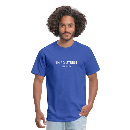 Unisex Classic T-Shirt - LAUSD - ThirdStreetES - EST1924-w - royal blue