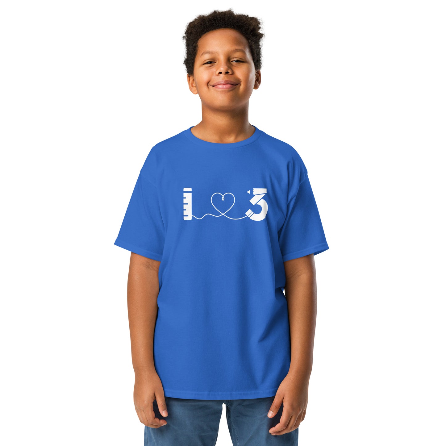 Youth classic tee - Gildan - LAUSD - ThirdStreetES - HeartString